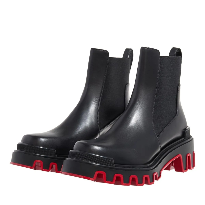 Christian Louboutin Chelsea Boots Marchacroche Dune Black