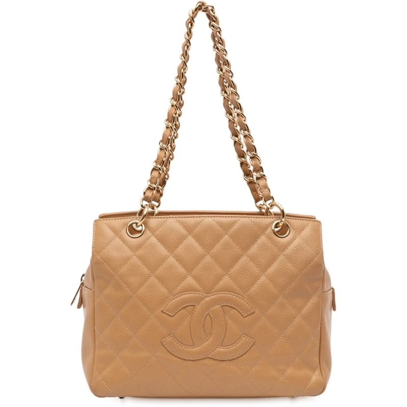 Chanel Shopper Petite Caviar Timeless Tote braun