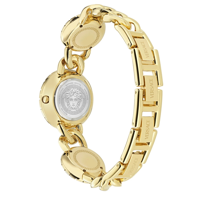Versace Quarzuhr Quarz-Analoguhr La Greca Stud Icon gold(Image 3)