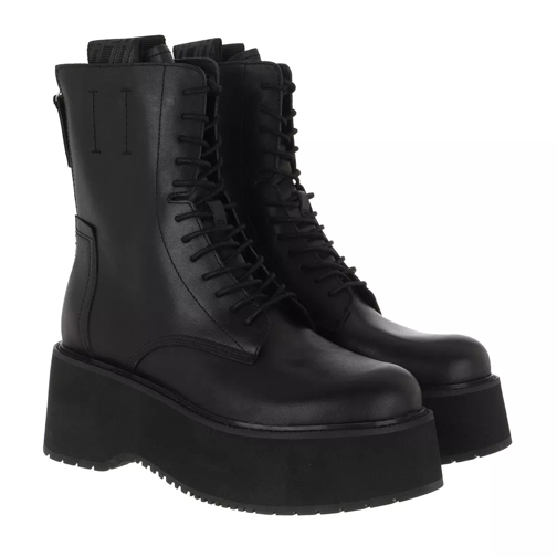 Ash Norton Boots Leather Black Ankle Boot
