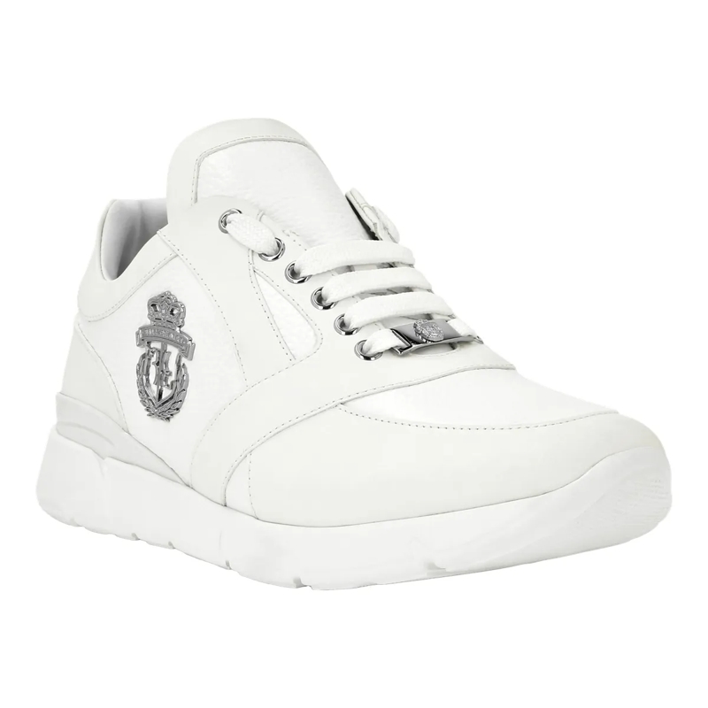 BILLIONAIRE Low-Top-Sneaker Läufer Crest weiss