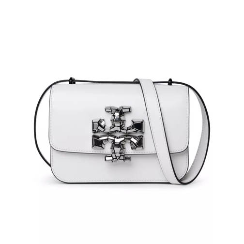 Tory Burch Eleanor White Leather Bag White Schoudertas