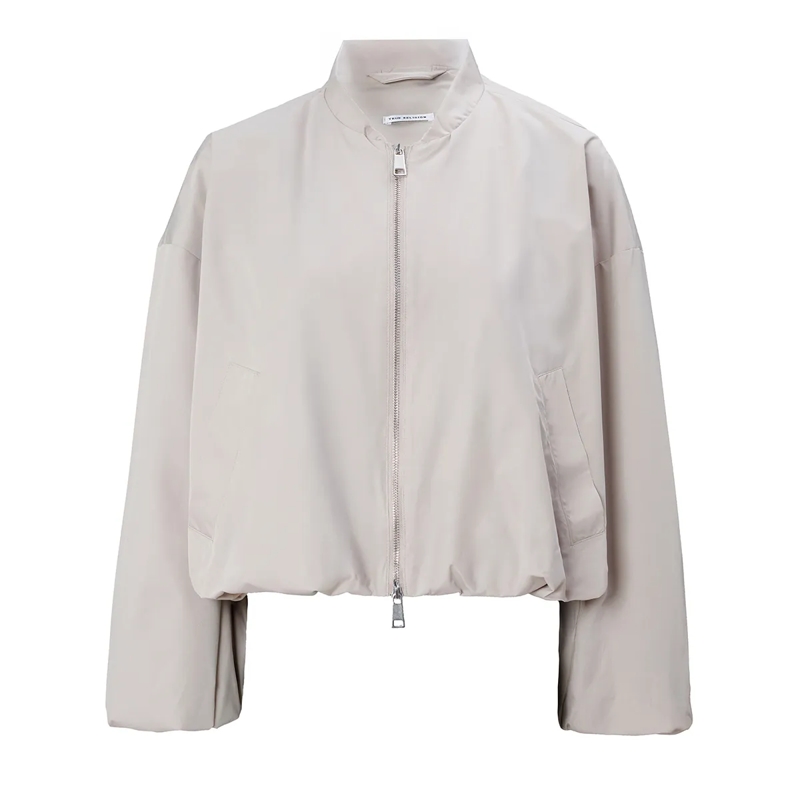 True Religion Daunenjacke - Lange Ärmel- Kastenförmiger Schnitt- Verstellb beige