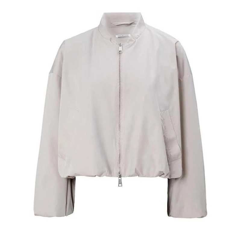 True Religion Daunenjacke - Lange Ärmel- Kastenförmiger Schnitt- Verstellb beige