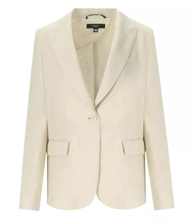 Max Mara - Nalut Sand Single-Breasted Blazer - Größe 44 -