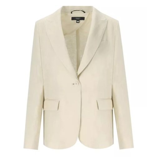 Max Mara Nalut Sand Single-Breasted Blazer Neutrals 