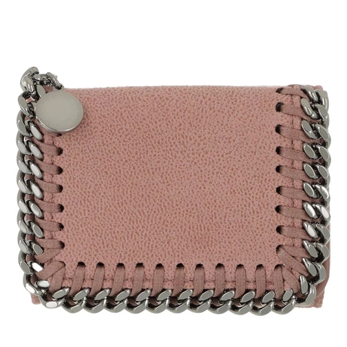 Stella McCartney Falabella Mini Wallet Leather Pink Portemonnaie mit Überschlag