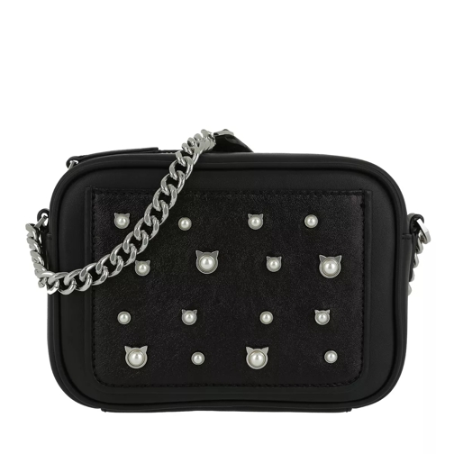 Karl Lagerfeld Cat Pearl Crossbody Bag Small Black Borsetta a tracolla