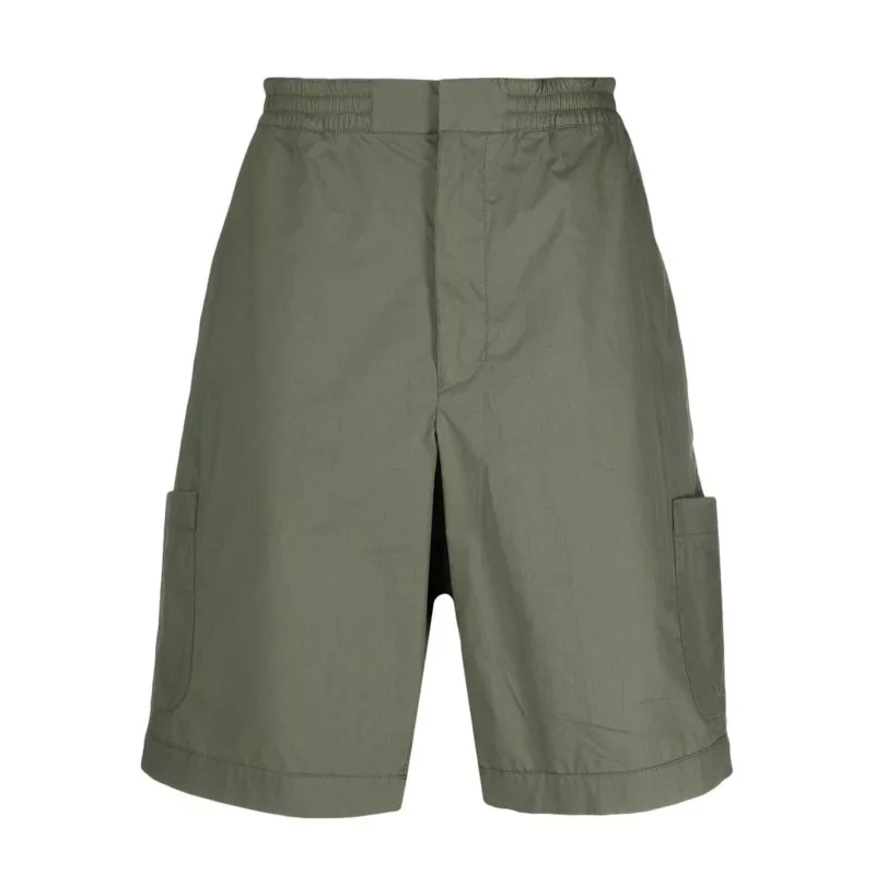 Ambush Casual Shorts Green Cotton Bermuda Shorts Green