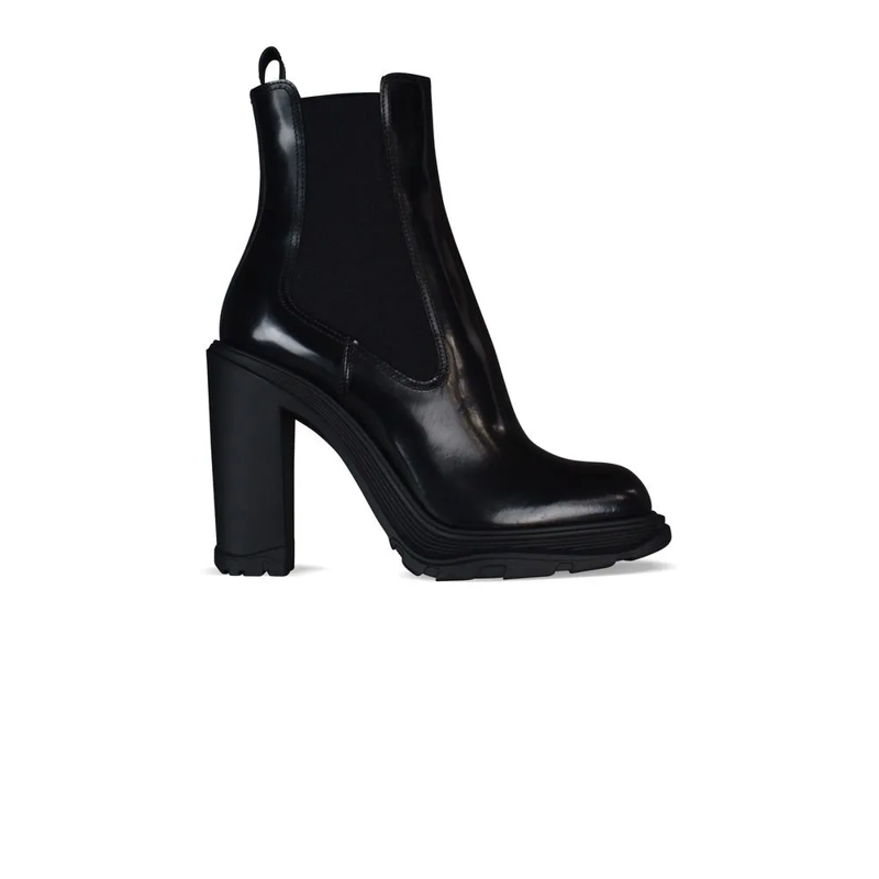 Alexander McQueen Stiefel Tread Boots Black