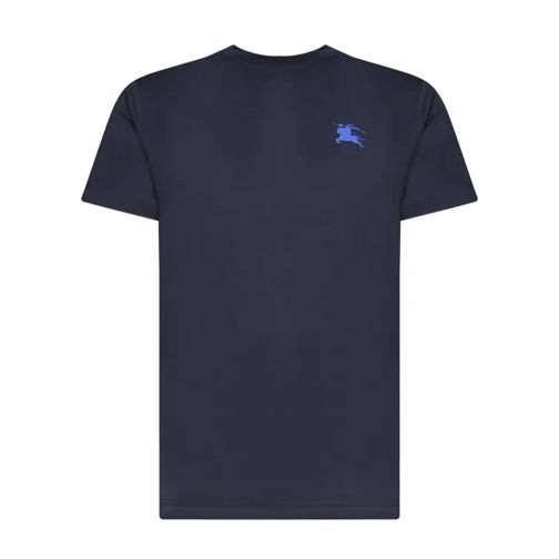 Burberry Short Sleeve Cotton T-Shirt Blue 