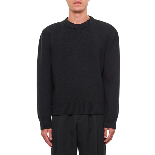 Bottega Veneta Pullover Tailored Jumper Black