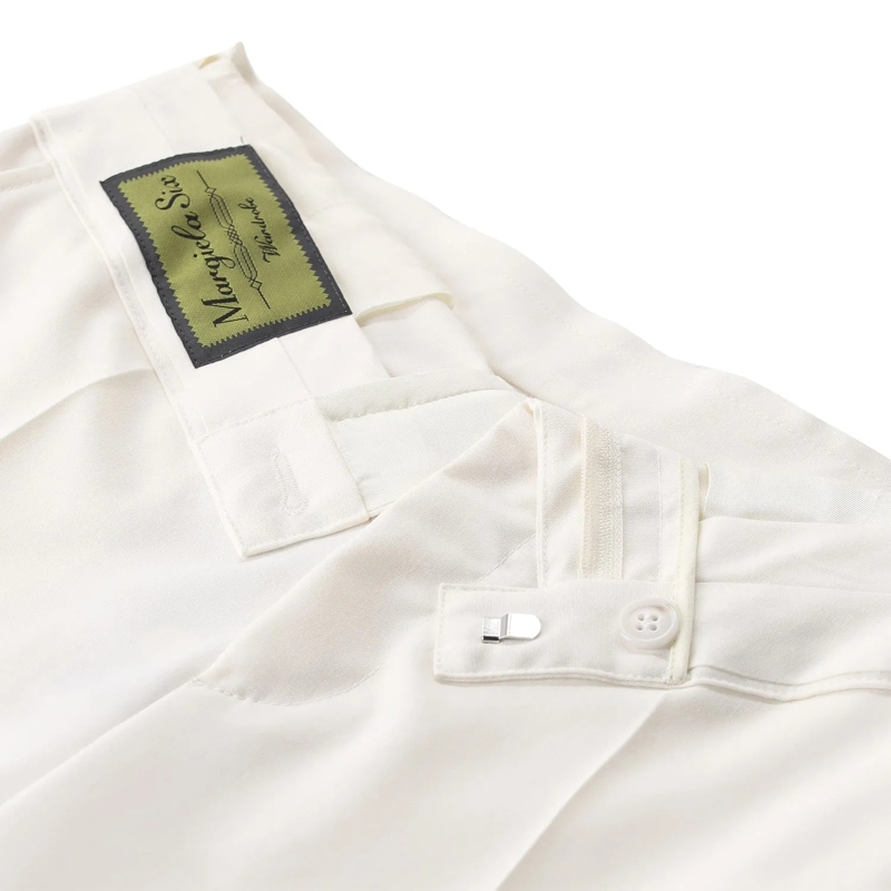 MM6 Maison Margiela  Stoffhose aus Woll-Mix weiß(Image 3)