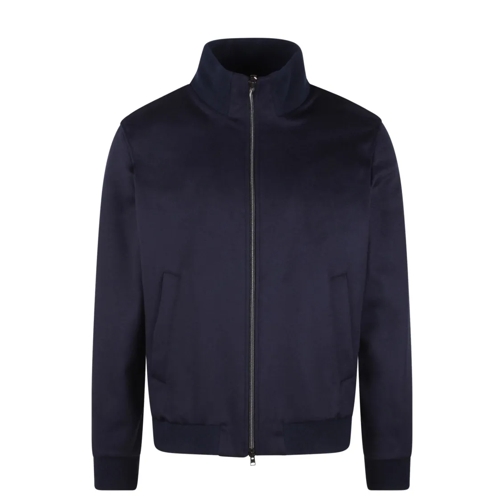 Herno Soft Bunny Resort Bomber Jacket Blue Bomber