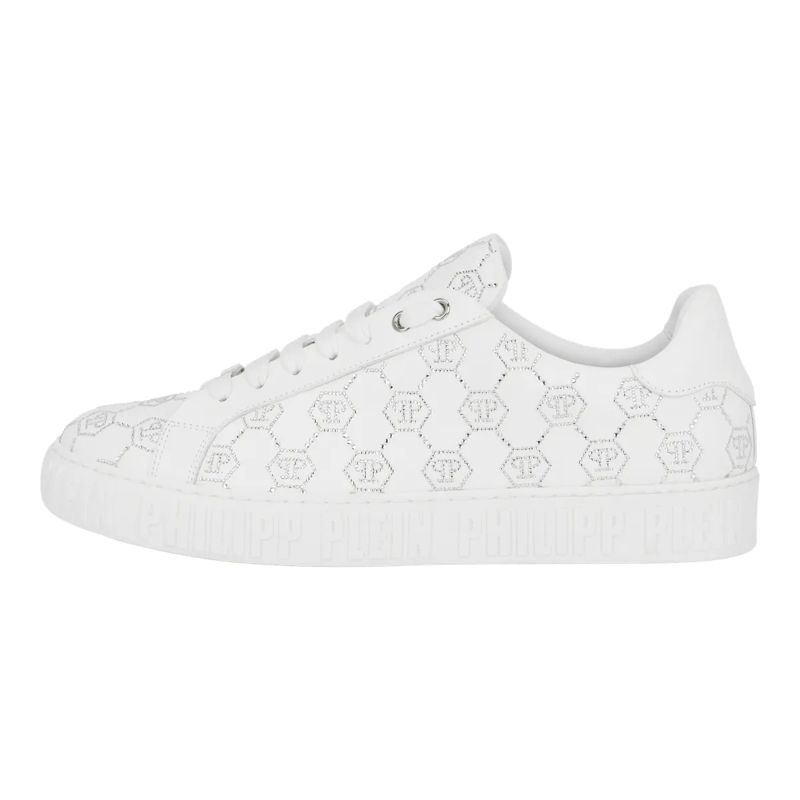Philipp Plein Low-Top-Sneaker Entdecken Sie die Einzigartigkeit dieser funkelnde weiss(Image 5)