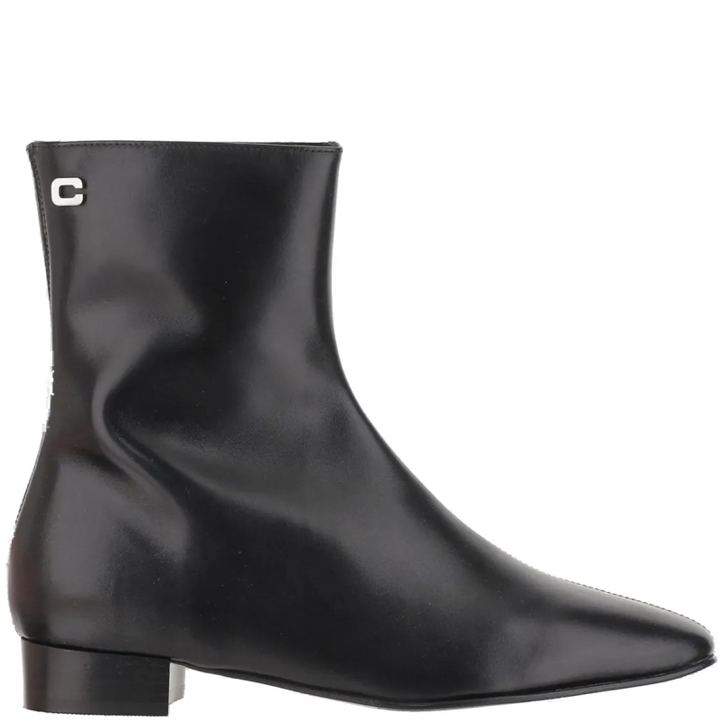 Carel Paris Bottes Aiglon 24 Leather Ankle Boots Black