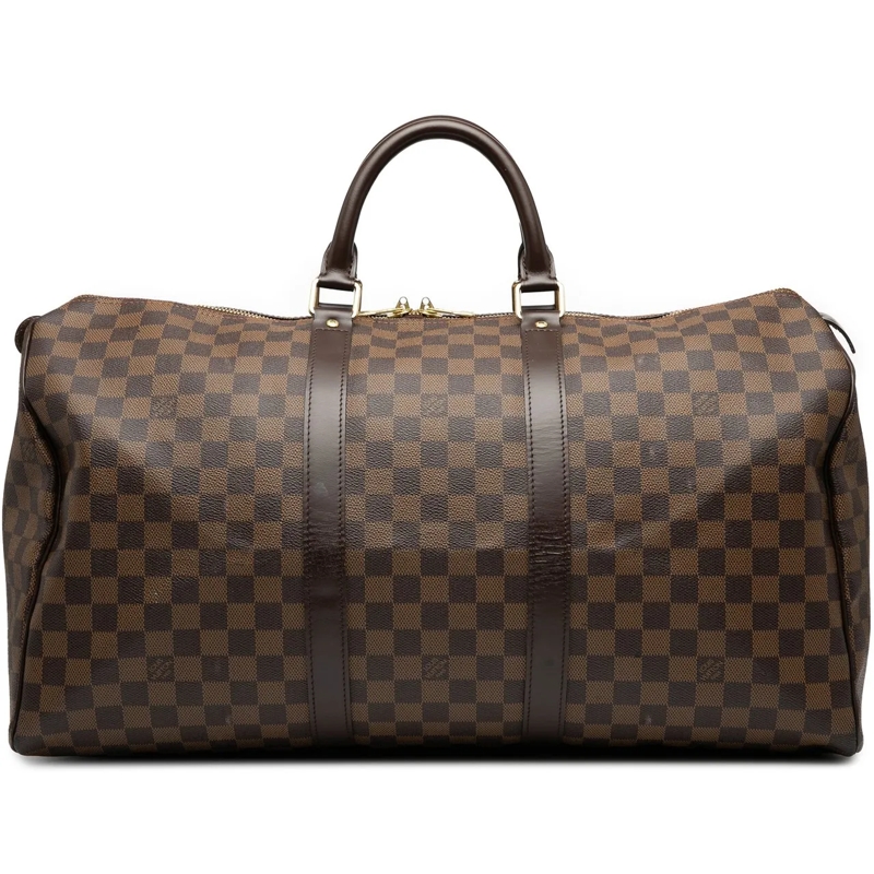Louis Vuitton Weekender Damier Ebene Keepall 50 braun