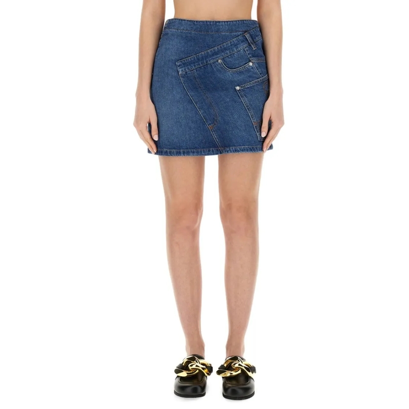 J.W.Anderson Jupe en jean Denim Miniskirt Blue