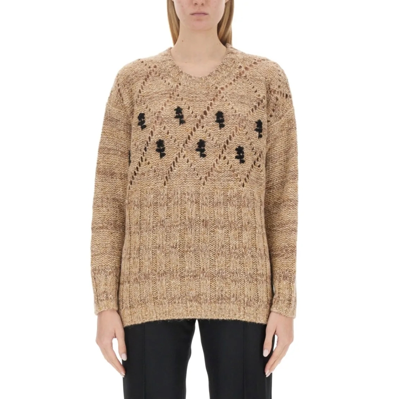 Cormio Pull Oversize Fit Jersey Brown