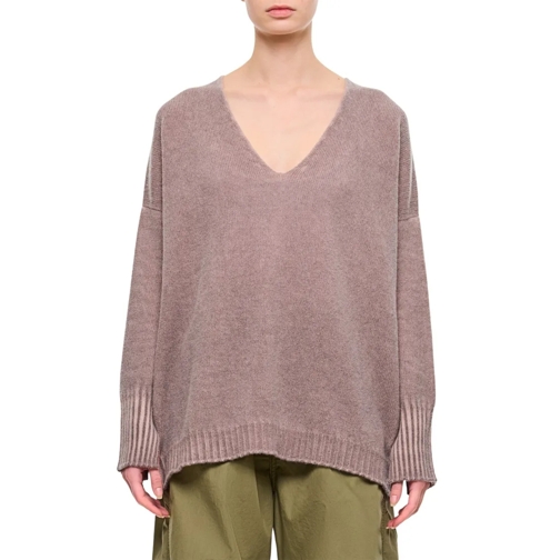 Drumohr Pull V Neck Sweater Brown