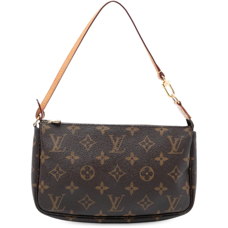 Louis Vuitton Schultertasche Monogram Pochette Accessoires braun