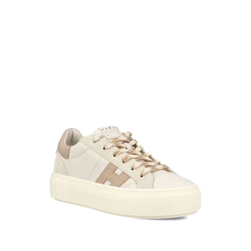 Hogan Lage-top sneaker Low-Top Sneakers With Textured Sole And Distinctiv Neutrals