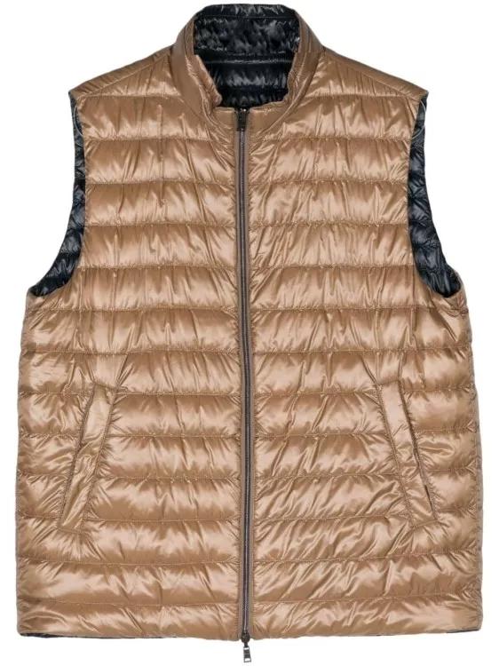 Herno - Reversible Padded Gilet - Größe 46 - brown