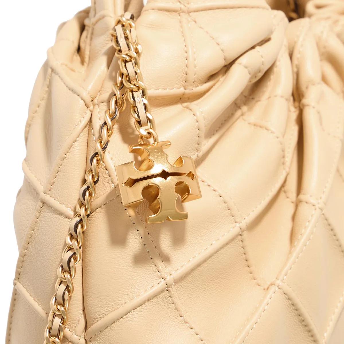 TORY BURCH Hobo bags Fleming Mini Hobo in beige