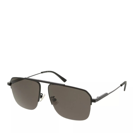 Bottega Veneta BV1149S-001 58 Unisex Metal Black-Grey Sunglasses