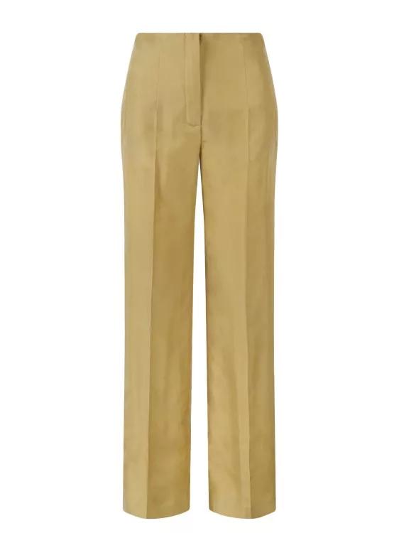 Alberta Ferretti - Wide Silk Habotai Trousers - Größe 40 - brown