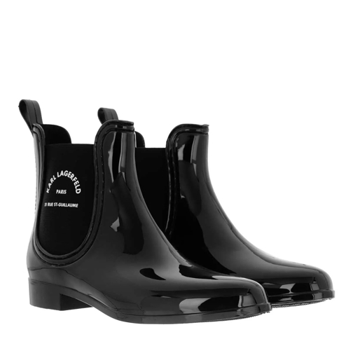 Karl Lagerfeld Kalosh II Maison Karl Ankle Boot Black Stiefelette