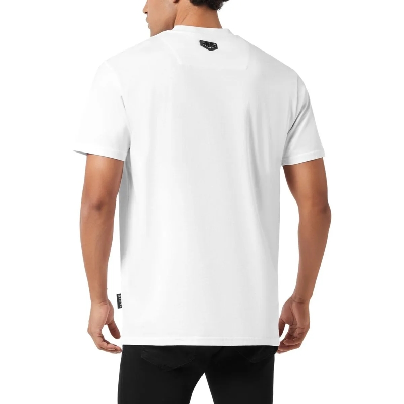 Philipp Plein T-Shirt T-Shirt Rundhalsausschnitt Ss Smile weiss(Image 4)