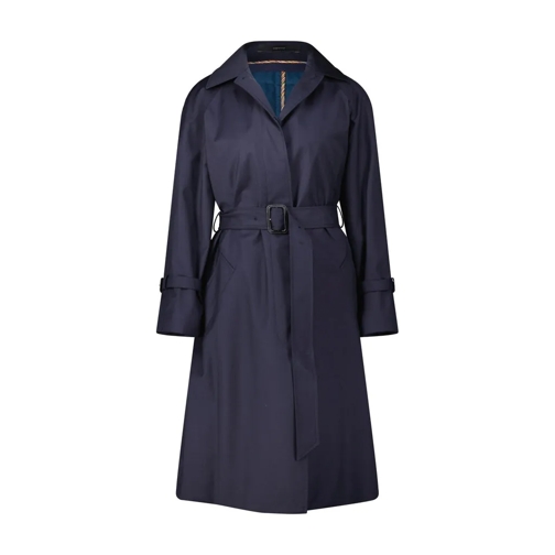 Paul Smith Trenchcoat mit Gürtel Dunkelblau Manteaux transitionnels