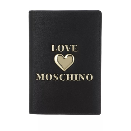 Love Moschino Wallet Nero Reisepass-Etui