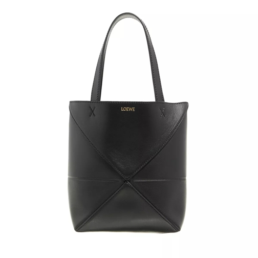 Loewe Puzzle Tote Mini Bag 1100  black Rymlig shoppingväska