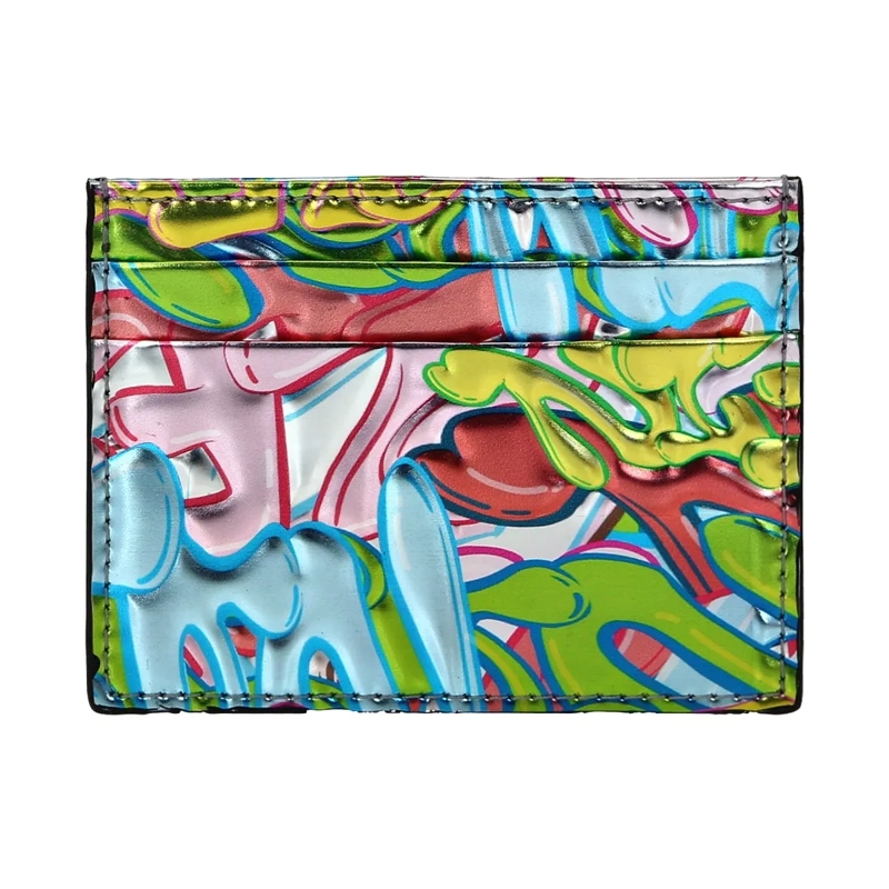 Philipp Plein Kartenhalter Kartenetui Bombing Graffiti bunt