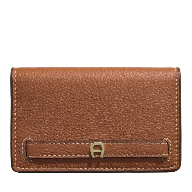 AIGNER Tri-Fold-Portemonnaie Farah Cognac Brown