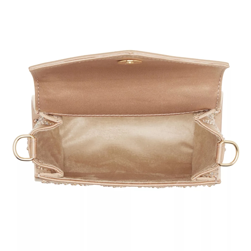 Gedebe Satchel Cookie Ramage Satin Nude + Golden Shadow(Image 5)