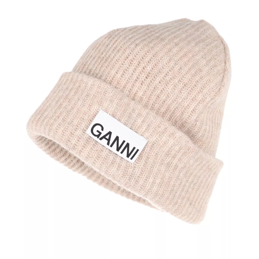 GANNI Recycled Wool Hat Brazilian Sand Stola