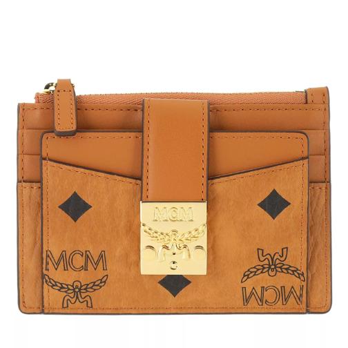 MCM Tracy Card Case Mini Cognac Kartenhalter