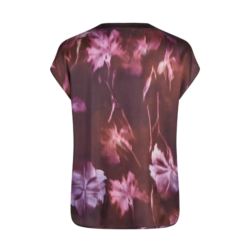 Marc Aurel Bluse Dieses Top mit Blumenprint aus fließendem Viskose- lila(Image 5)