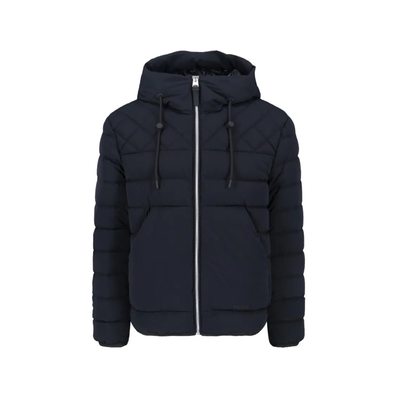 Mackage Donsjas Adjustable Hood Quilted Down Jacket Black