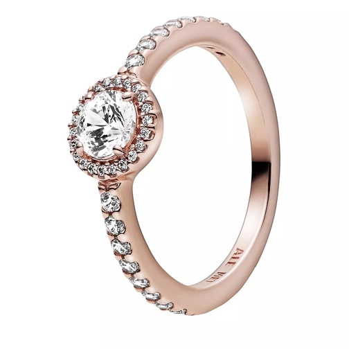 Pandora Klassischer Funkelnder Strahlenkranz Ring 14k Rose gold-plated Solitaire Ring