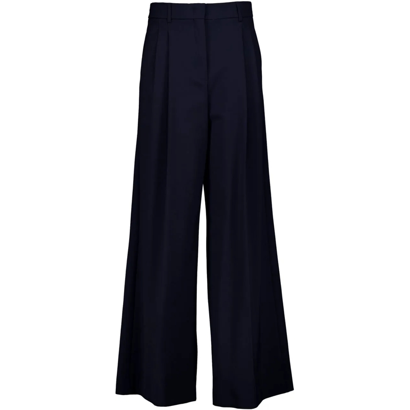 Max Mara Hose Max Mara Weekend Wkdasta Pantalons Donkerblauw 261 blau