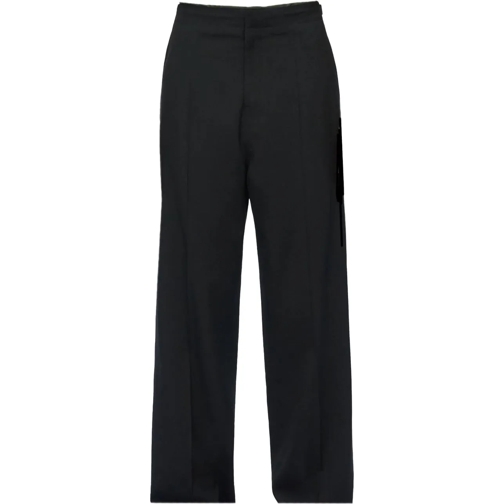 Loewe Freizeithosen Loewe Wool Trousers schwarz