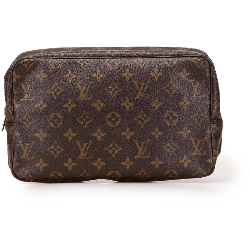 Louis Vuitton Clutch Monogram Trousse Toilette 28 braun