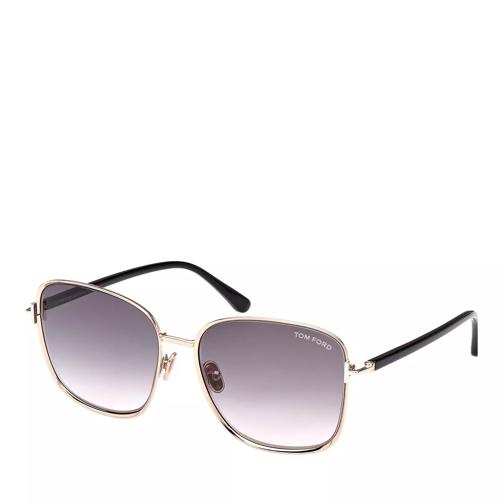 Tom Ford Fern shiny rose gold Lunettes de soleil