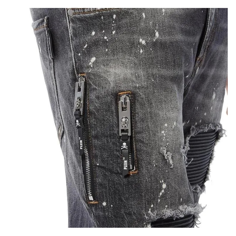 Philipp Plein Skinny-Leg-Jeans Für Ihr Outfit empfehlen wir diese Jeans mit edlen dunkel-grau(Image 4)