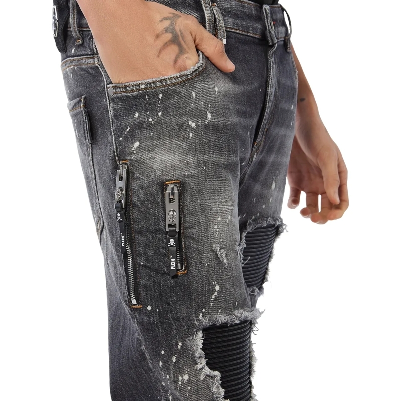 Philipp Plein Skinny-Leg-Jeans Für Ihr Outfit empfehlen wir diese Jeans mit edlen dunkel-grau(Image 5)