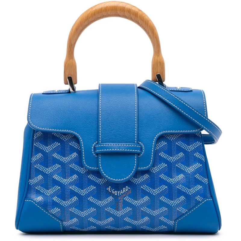 GOYARD Fourre-tout Mini Goyardine Saigon Souple blau
